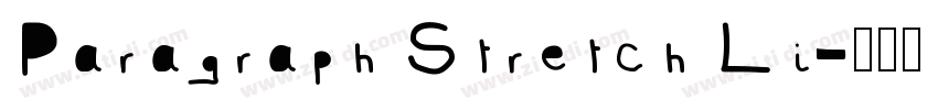 Paragraph Stretch Li字体转换